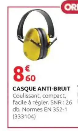Rural Master Casque anti-bruit offre