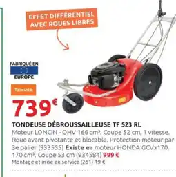 Rural Master Tondeuse débroussailleuse tf 523 rl offre
