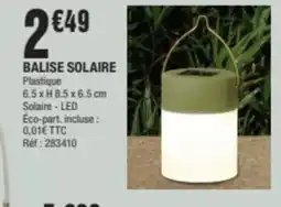 La Foir'Fouille Balise solaire offre