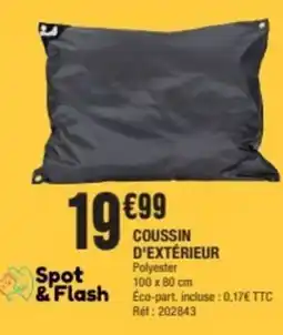 La Foir'Fouille Coussin d'extérieur offre