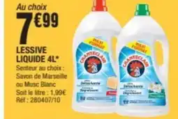 La Foir'Fouille Lessive liquide offre