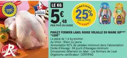 E.Leclerc Express LOUE Poulet fermier label rouge volaille du maine igp offre