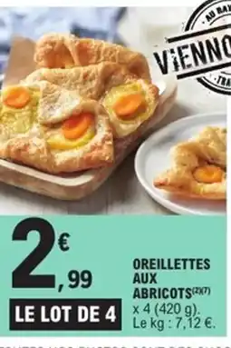 E.Leclerc Express Oreillettes aux abricots offre
