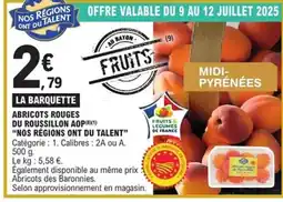 E.Leclerc Express Abricots rouges du roussillon aop offre