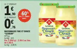 E.Leclerc Express LESIEUR Mayonnaise fine et douce offre