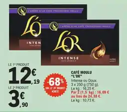 E.Leclerc Express L'OR Café moulu offre