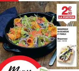 Promocash Maquereaux en escabèche et pomelo offre
