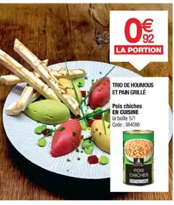 Promocash EN CUISINE Pois chiches offre
