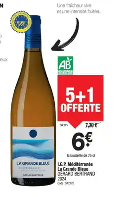 Promocash GERARD BERTRAND I.G.P. Méditerranée La Grande Bleue offre