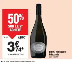 Promocash D.O.C. Prosecco Frizzante offre