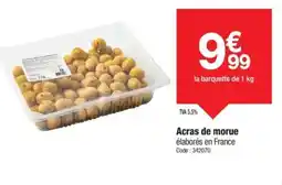 Promocash Acras de morue offre