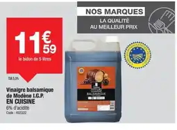 Promocash EN CUISINE Vinaigre balsamique de Modène I.G.P. offre