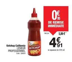 Promocash LESIEUR KETCHUP California offre
