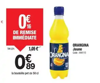 Promocash ORANGINA Jaune offre