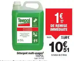 Promocash TEEPOL Détergent multi-usages offre