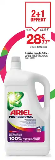 Promocash ARIEL PROFESSIONAL Lessive liquide Color offre