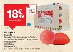 Promocash MOCHIRI Mochi glacé offre
