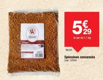 Promocash Spéculoos concassés offre