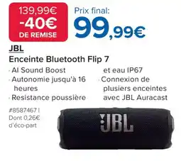 Costco JBL Enceinte Bluetooth Flip 7 offre