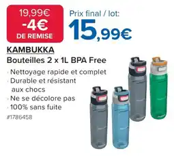 Costco KAMBUKKA Bouteilles offre