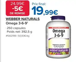 Costco WEBBER NATURALS Omega offre