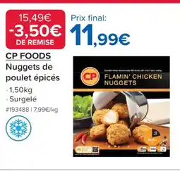Costco CP FOODS Nuggets de poulet épicés offre