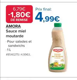 Costco AMORA Sauce miel moutarde offre