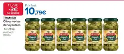 Costco TRAMIER Olives vertes dénoyautées offre