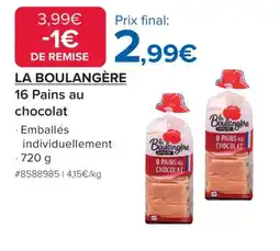 Costco LA BOULANGÈRE 16 Pains au chocolat offre