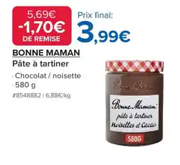 Costco BONNE MAMAN Pâte à tartiner offre