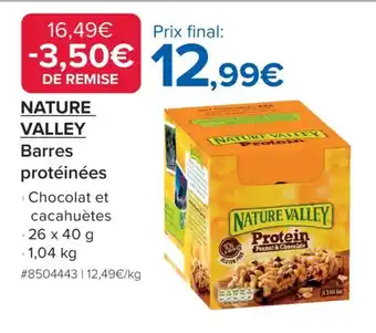 Costco NATURE VALLEY Barres protéinées offre