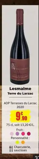 E.Leclerc Lesmalme Terre du Larzac offre