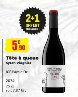 E.Leclerc Tête à queue offre