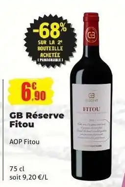 E.Leclerc GB Réserve Fitou offre