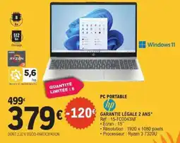 E.Leclerc PC PORTABLE HP offre