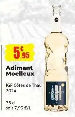 E.Leclerc Adimant Moelleux offre