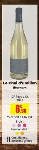 E.Leclerc Le Chai d'Emilien Eternam offre