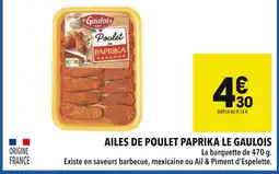 Supeco Le Gaulois Ailes de poulet paprika offre