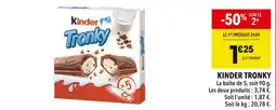 Supeco Kinder Tronky offre