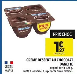 Supeco Danette Crème Dessert au Chocolat offre