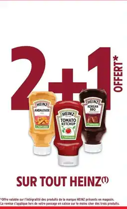 Intermarché Contact HEINZ Sur tout offre