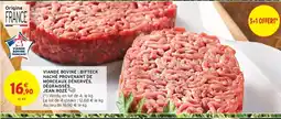 Intermarché Contact Viande bovine bifteck haché provenant de morceaux dénervés, dégraissés jean rozé offre