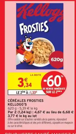 Intermarché Contact KELLOGG'S Céréales frosties offre