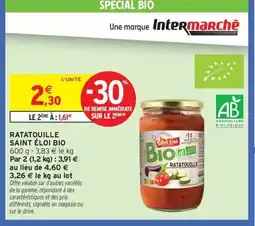 Intermarché Contact SAINT ÉLOI BIO Ratatouille offre