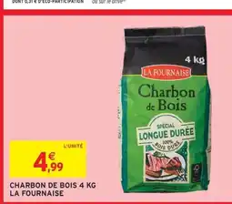 Intermarché Contact LA FOURNAISE Charbon de bois offre