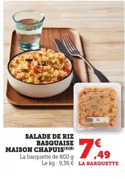 Bi1 Salade de riz basquaise maison chapuis offre