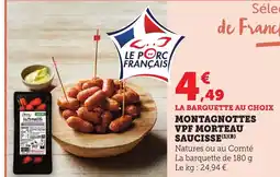 Bi1 Montagnottes vpf morteau saucisse offre