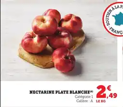 Bi1 Nectarine plate blanche offre