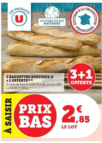 Bi1 3 baguettes rustique u offre