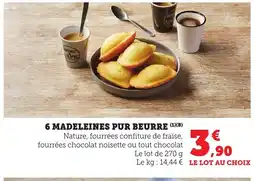 Bi1 6 madeleines pur beurre offre